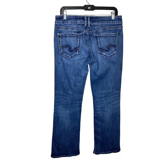 Silver Suki Slim Bootcut Jeans W32/L31 Stretch - Picture 4 of 12